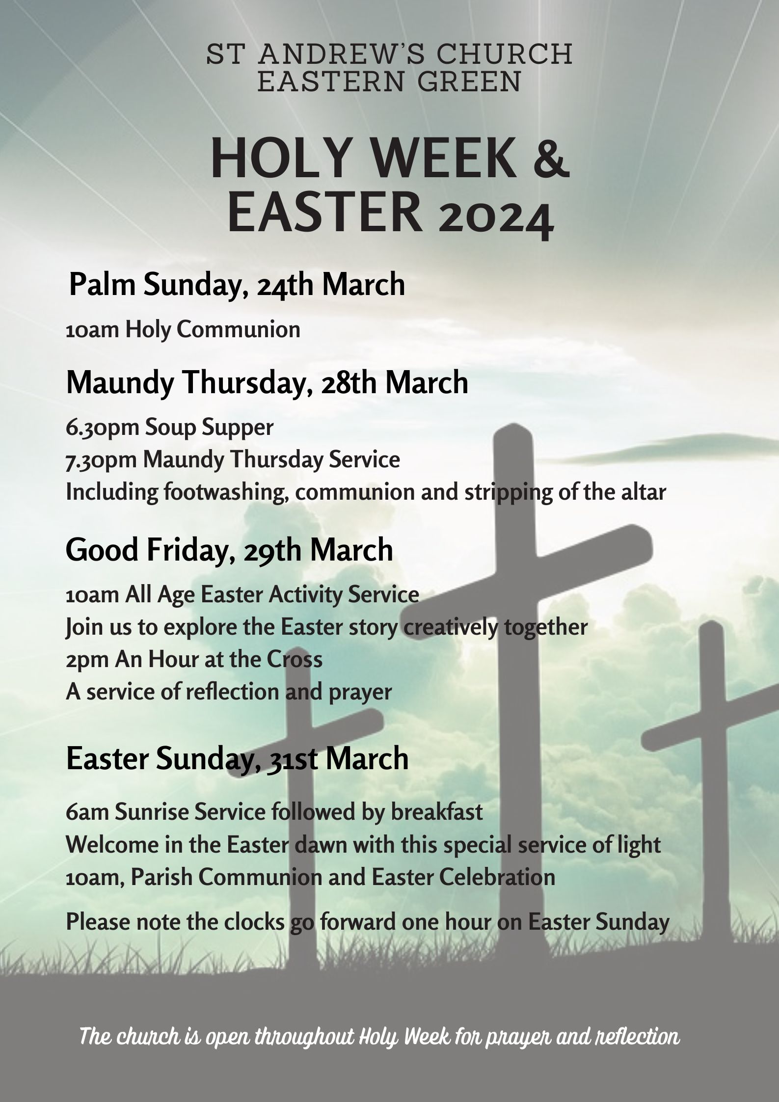 Good Friday All Age Easter Activity Service